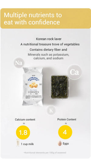 OSTTE Butter Garlic Seaweed – Healthy Guilt - Free Korean Snack - HDBK Official