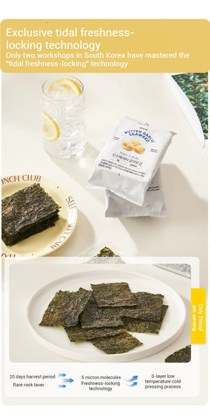 OSTTE Butter Garlic Seaweed – Healthy Guilt - Free Korean Snack - HDBK Official