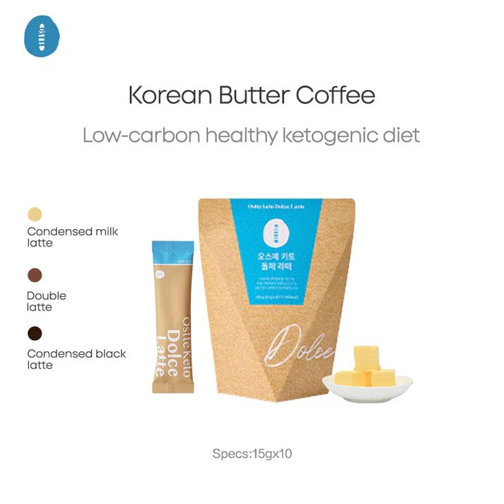 OSTTE Sculpt Latte - Dolce Keto Butter Coffee | Low - Carb Energy Drink - HDBK Official