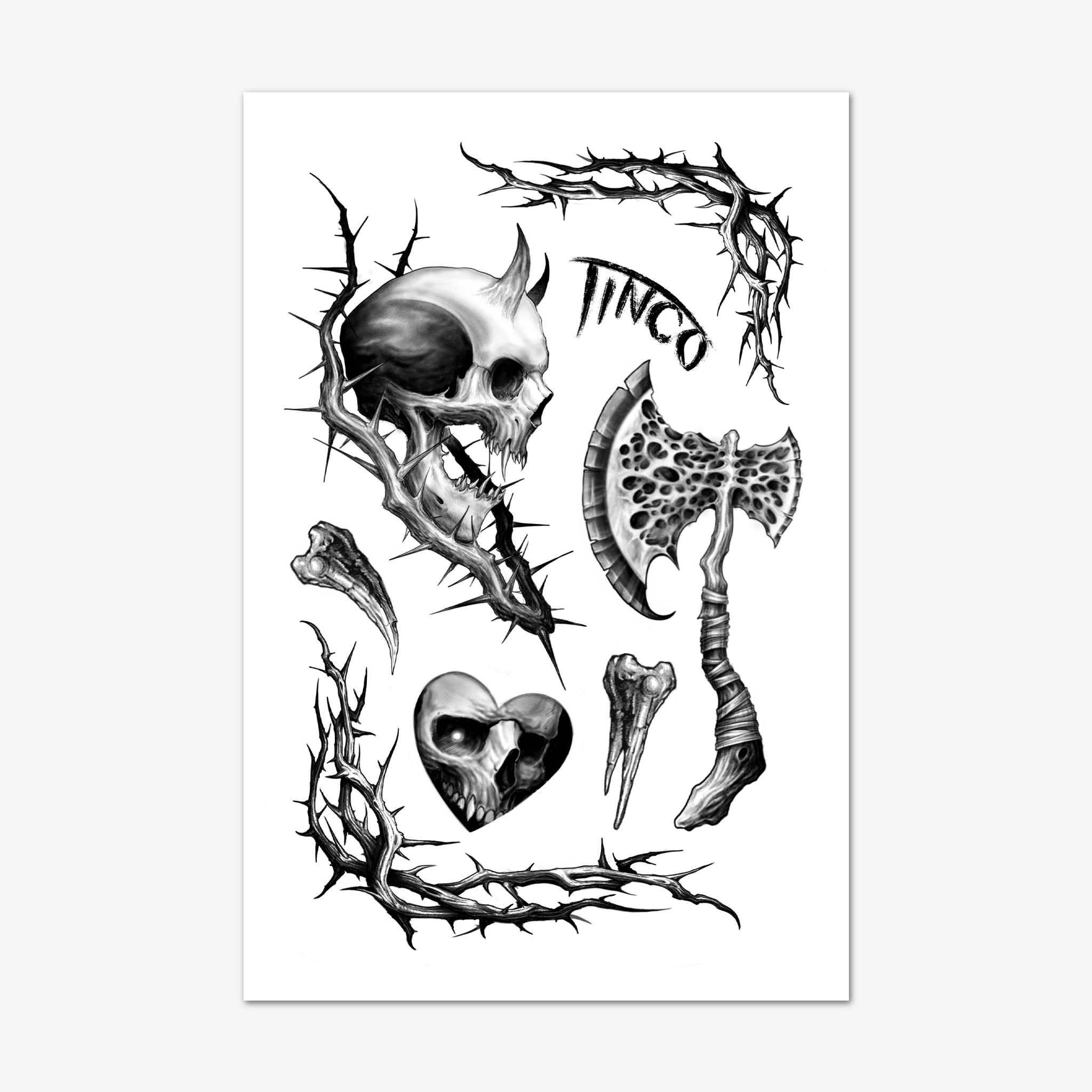 TINCO - Temporary Tattoo Sticker - HDBK Singapore