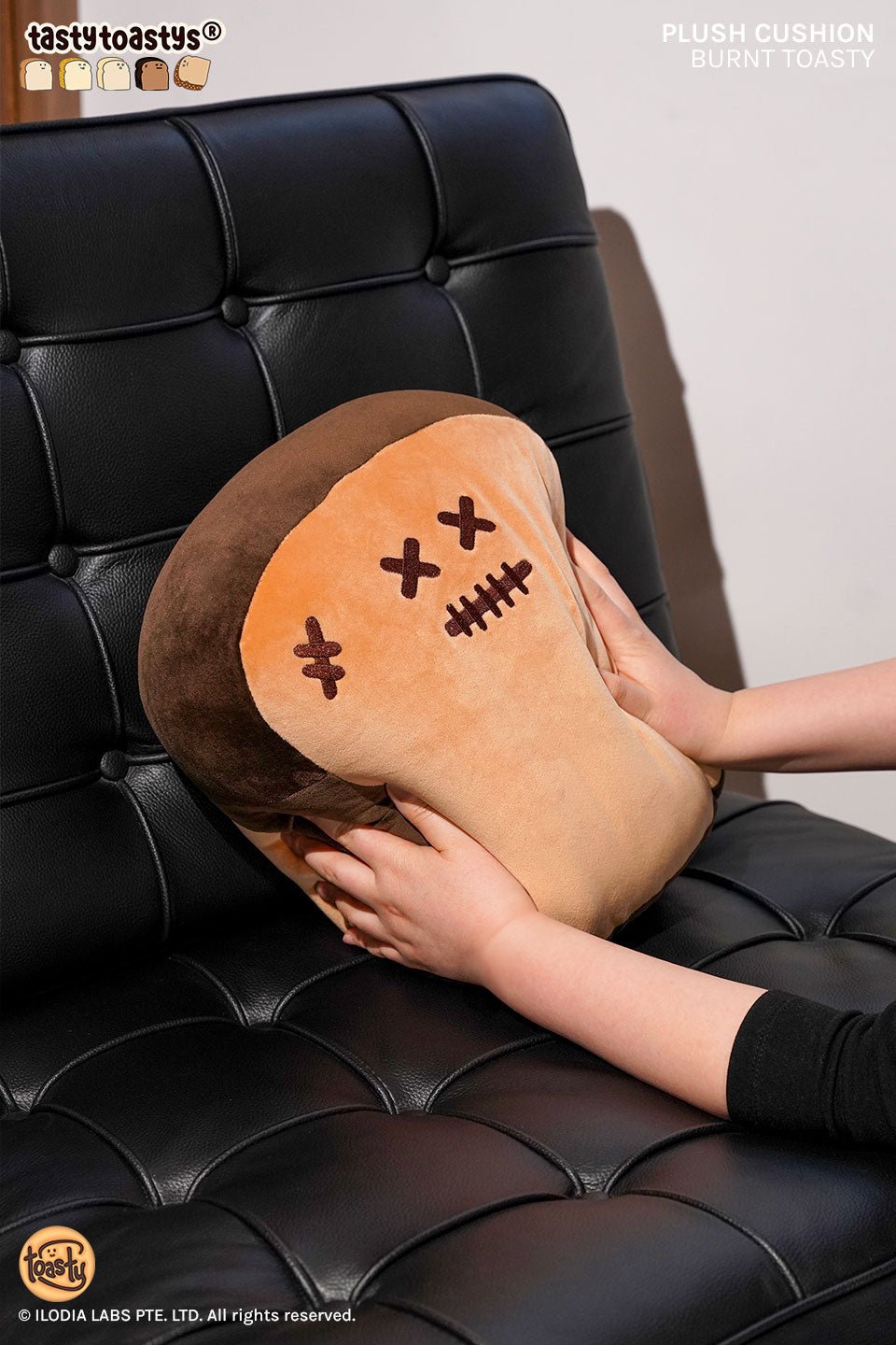 Burnt Toasty 12" Plush Cushion - Everjoy Collective