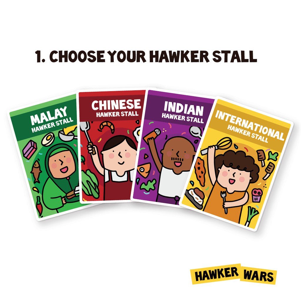 Hawker Wars: The Card Game - HDBK Singapore
