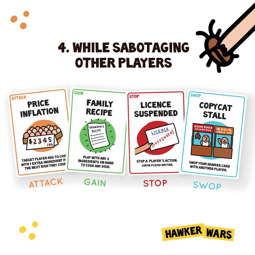 Hawker Wars: The Card Game - HDBK Singapore