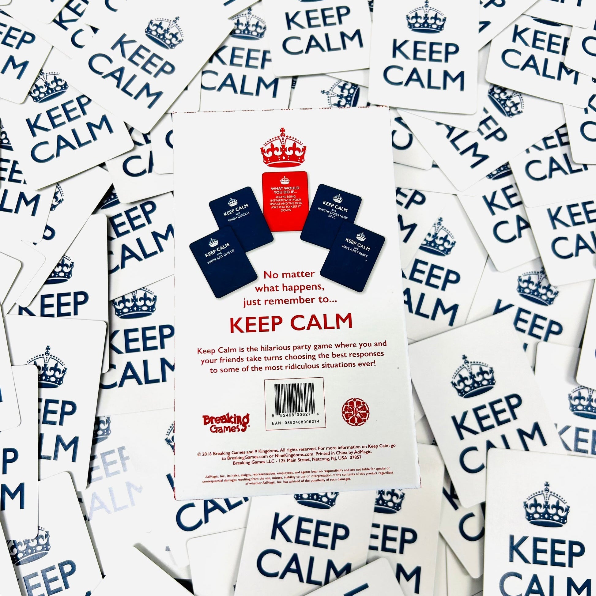 Keep Calm and Game On the Card Game - HDBK Singapore
