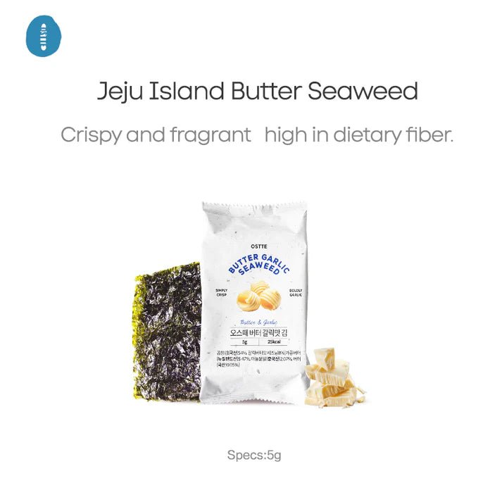 OSTTE Butter Garlic Seaweed – Healthy Guilt - Free Korean Snack