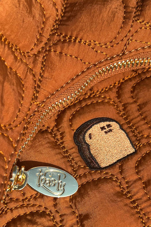 Quilted Toasty Croissant Crossbody Bag - Everjoy Collective