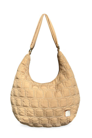 Quilted Toasty Croissant Crossbody Bag - Everjoy Collective