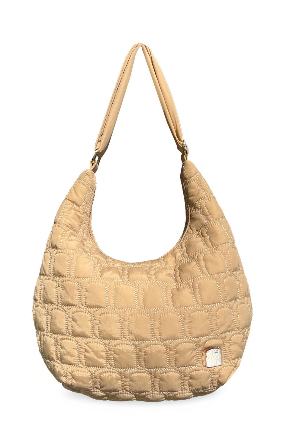 Quilted Toasty Croissant Crossbody Bag - Everjoy Collective