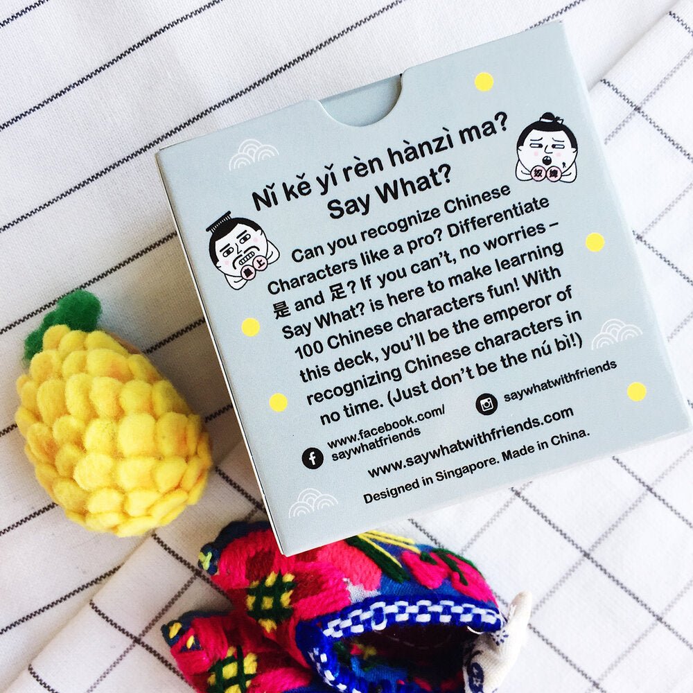 SAY WHAT? HAHA HanYu 哈哈汉语 - HDBK Singapore