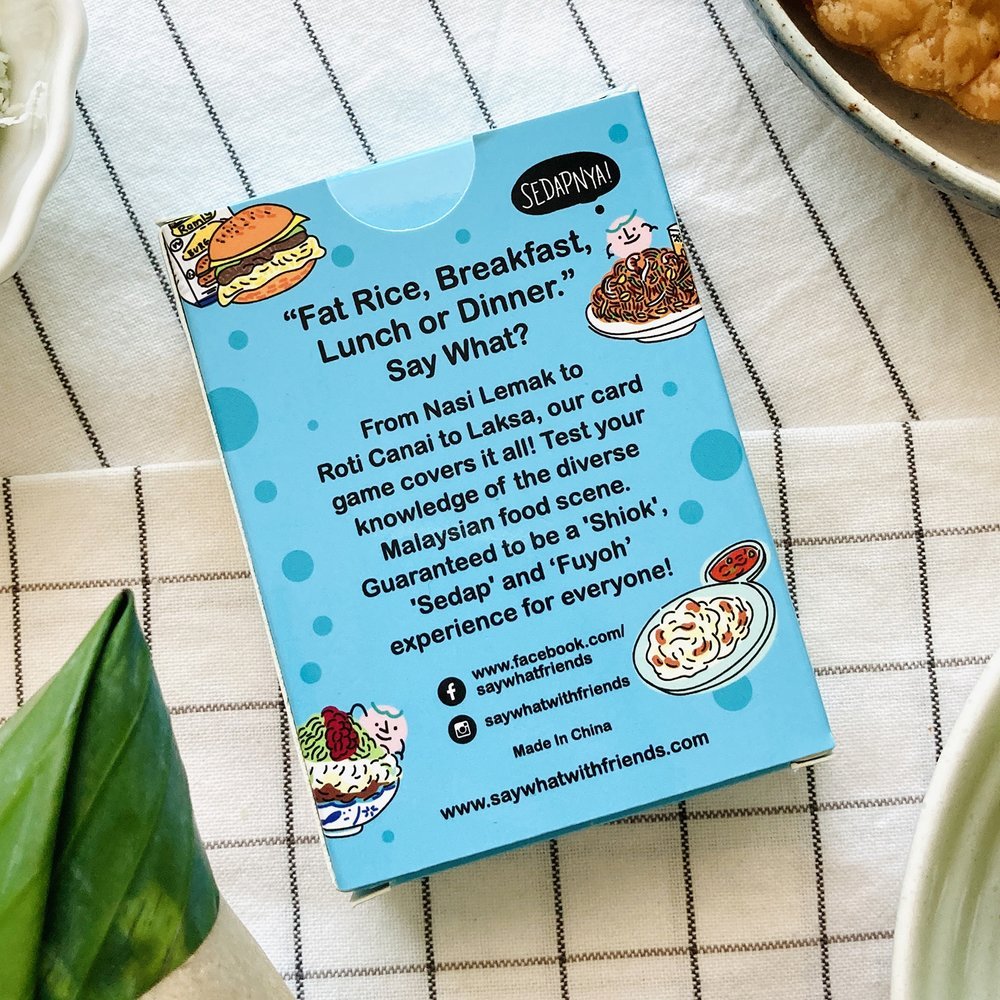 SAY WHAT? Malaysia's Sedap Food Card Game - HDBK Singapore