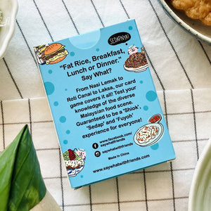 SAY WHAT? Malaysia's Sedap Food Card Game - HDBK Singapore